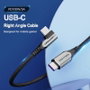Vention Cable USB 2.0 TAKHF USB-C Angular a USB-C, 100W, 1m, Gris